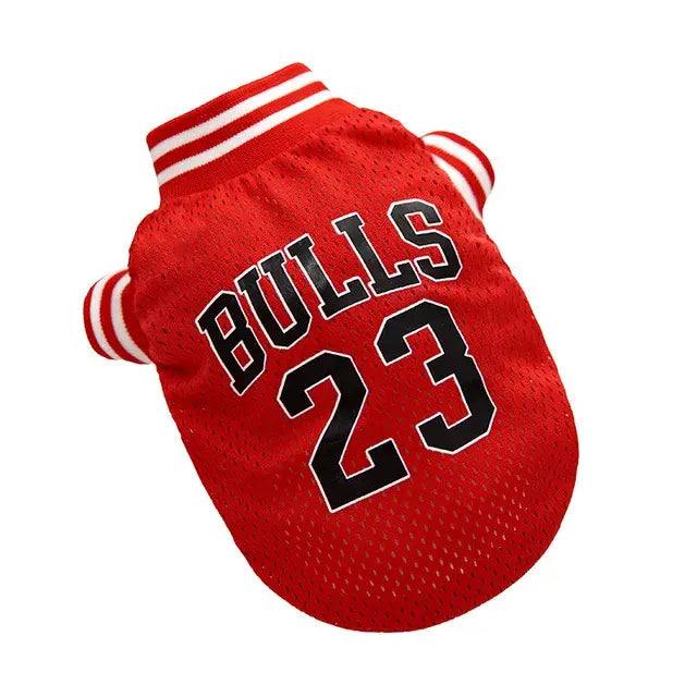 Breathable Mesh Pet Basketball T-shirt