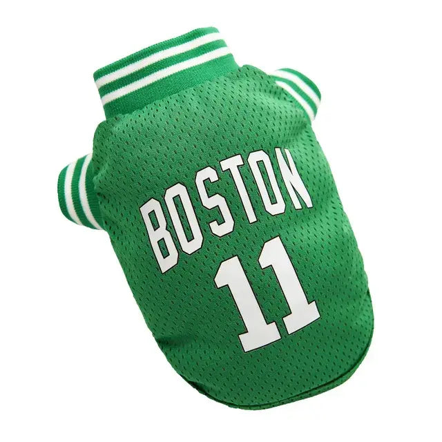 Breathable Mesh Pet Basketball T-shirt