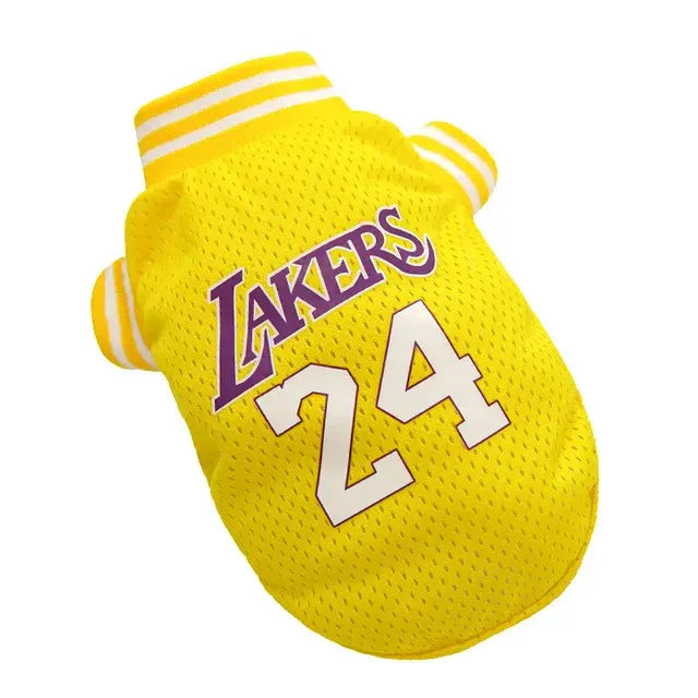 Breathable Mesh Pet Basketball T-shirt