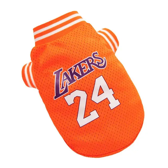 Breathable Mesh Pet Basketball T-shirt