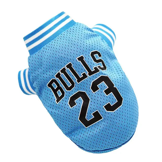 Breathable Mesh Pet Basketball T-shirt