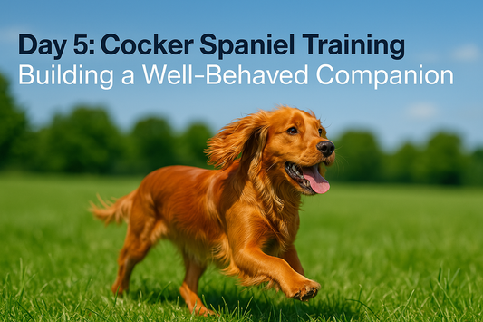 Day 5: Cocker Spaniel Training – Building a Well-Behaved Companion