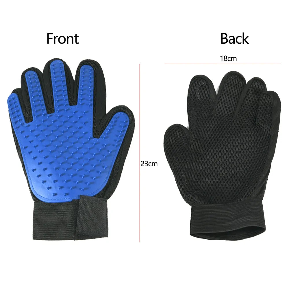 Gentle Pet Grooming Gloves