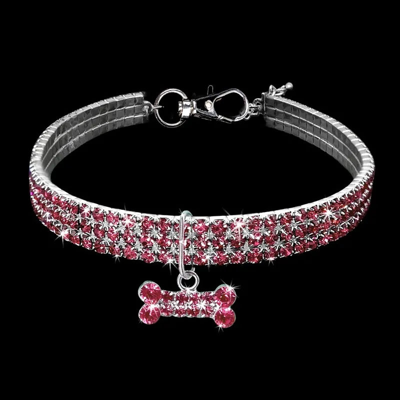 Glamorous Sparkle Rhinestone Dog Collar