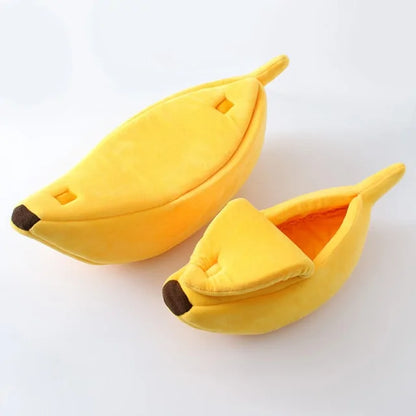 Portable Banana Pet Bed