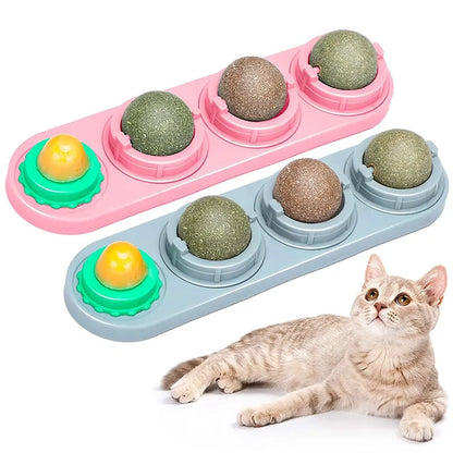 Feline Fun Catnip Wall Balls