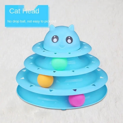 Quad Layer Cat Play Tower