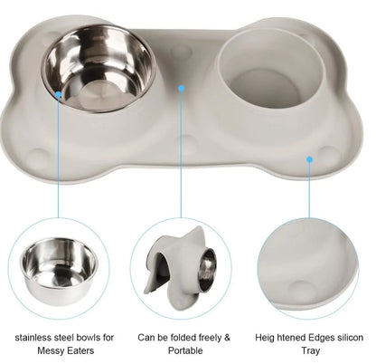 Silicone Secure Pet Bowls