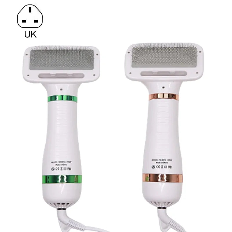 Dual-Function Pet Styler Dryer & Comb