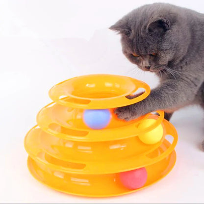 Triple Tier Cat Track Toy