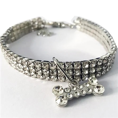 Glamorous Sparkle Rhinestone Dog Collar