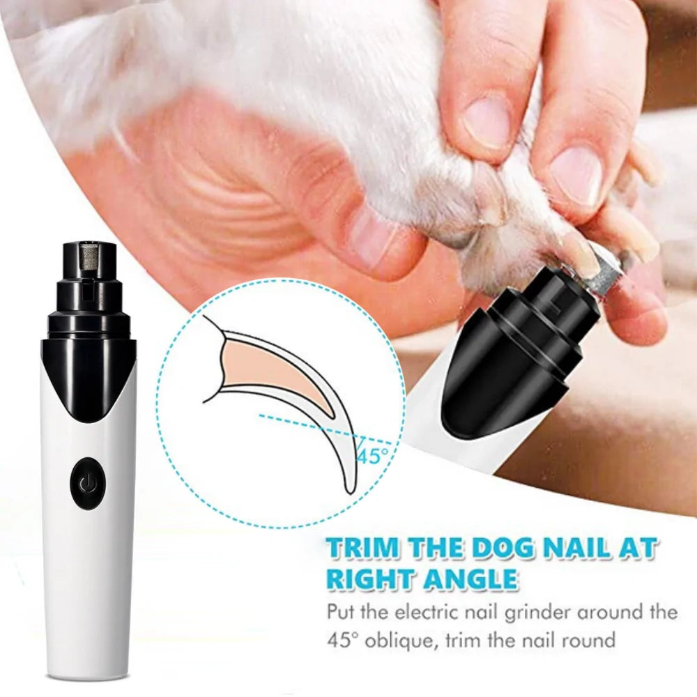 Quiet USB Nail Grinder for Pets