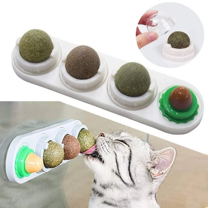 Feline Fun Catnip Wall Balls