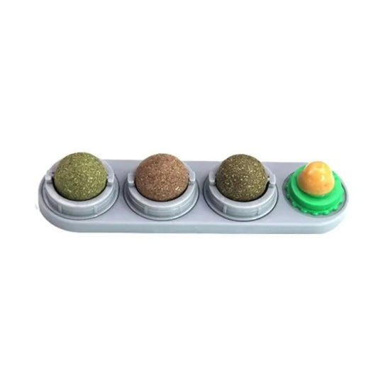 Feline Fun Catnip Wall Balls