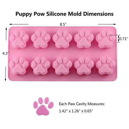 Puppy Paw & Bone Snack Molds