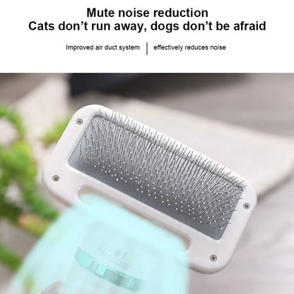 Dual-Function Pet Styler Dryer & Comb