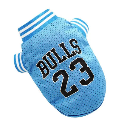 Breathable Mesh Pet Basketball T-shirt