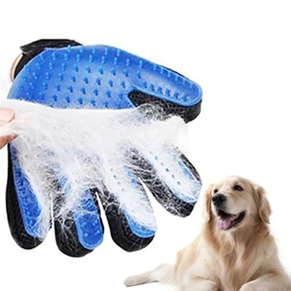 Gentle Pet Grooming Gloves