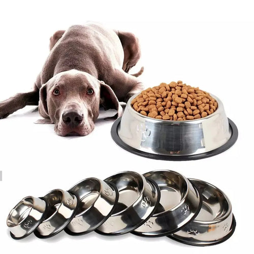 SecureGrip Stainless Pet Bowl