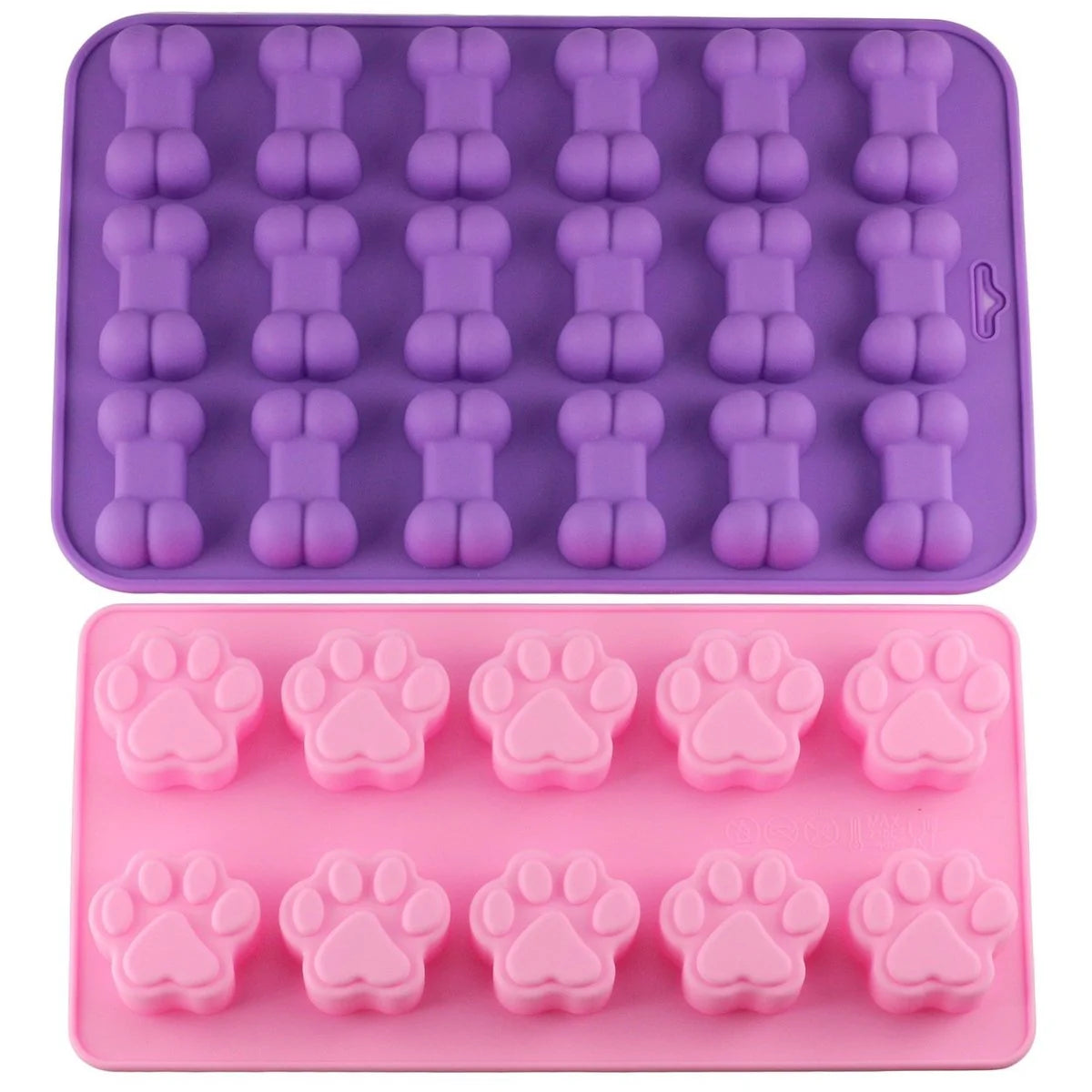 Puppy Paw & Bone Snack Molds