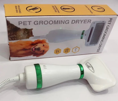 Dual-Function Pet Styler Dryer & Comb