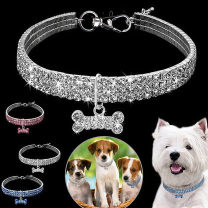 Glamorous Sparkle Rhinestone Dog Collar