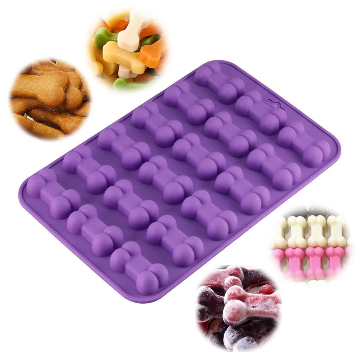 Puppy Paw & Bone Snack Molds