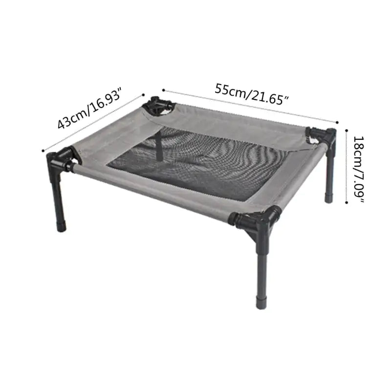 Sturdy Cooling Raised Dog Bed