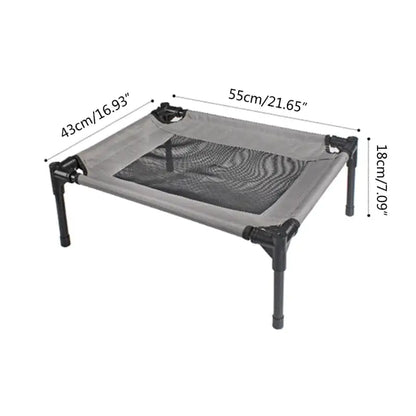 Sturdy Cooling Raised Dog Bed