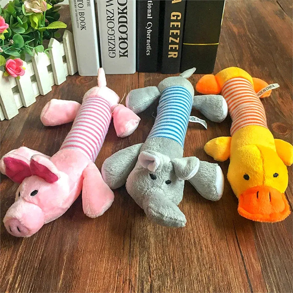 Squeak Plush Dog Toy