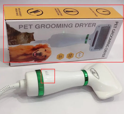 Dual-Function Pet Styler Dryer & Comb