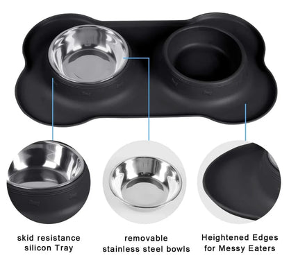 Silicone Secure Pet Bowls