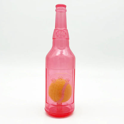 Pet Rubber TPR Tennis Bottle Toy in Bottle