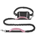 Hands-Free Dog Leash with Zipper Bag