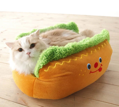 Hot Dog Pet Bed