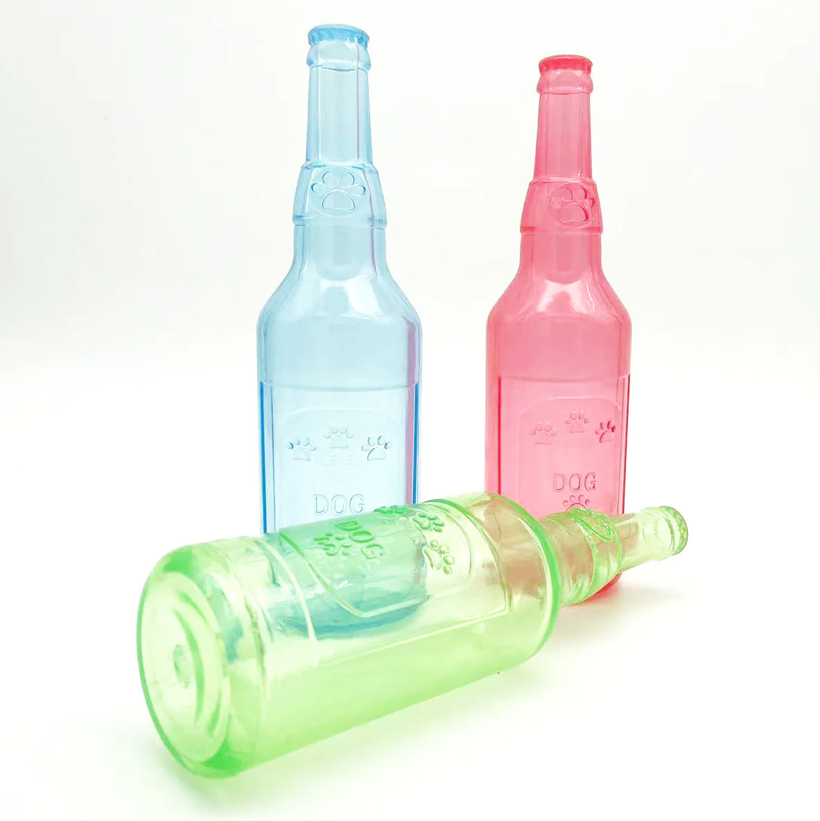 Pet Rubber TPR Tennis Bottle Toy in Bottle