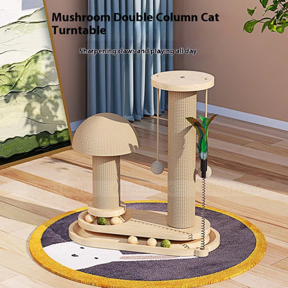 Deluxe Wood Cat Activity Center