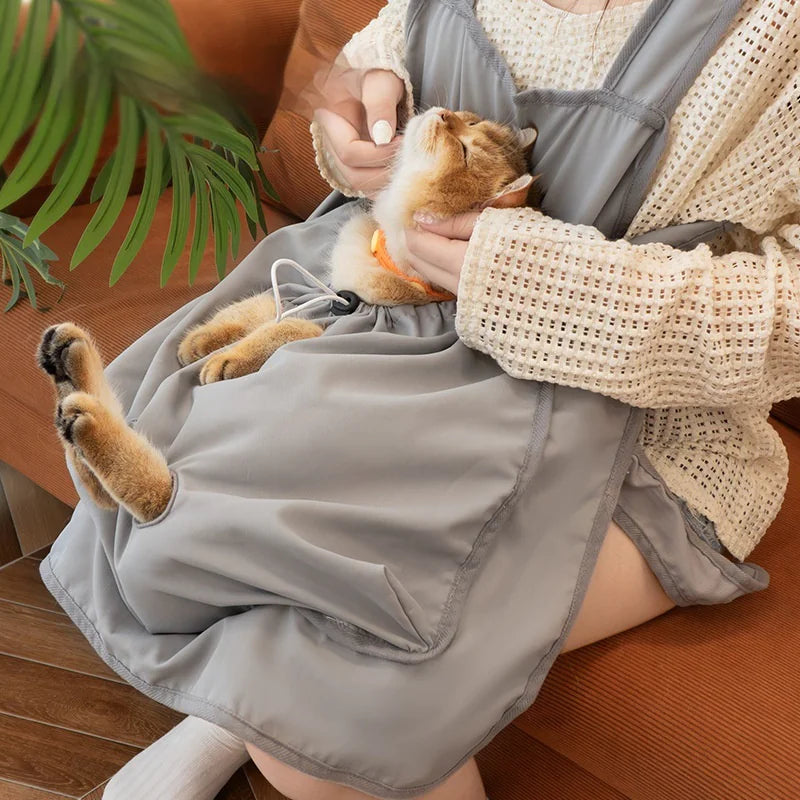 Easy-Clean Kangaroo Pet Cuddle Apron