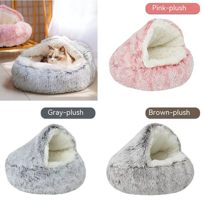 Snug Haven Velvet Pet Bed