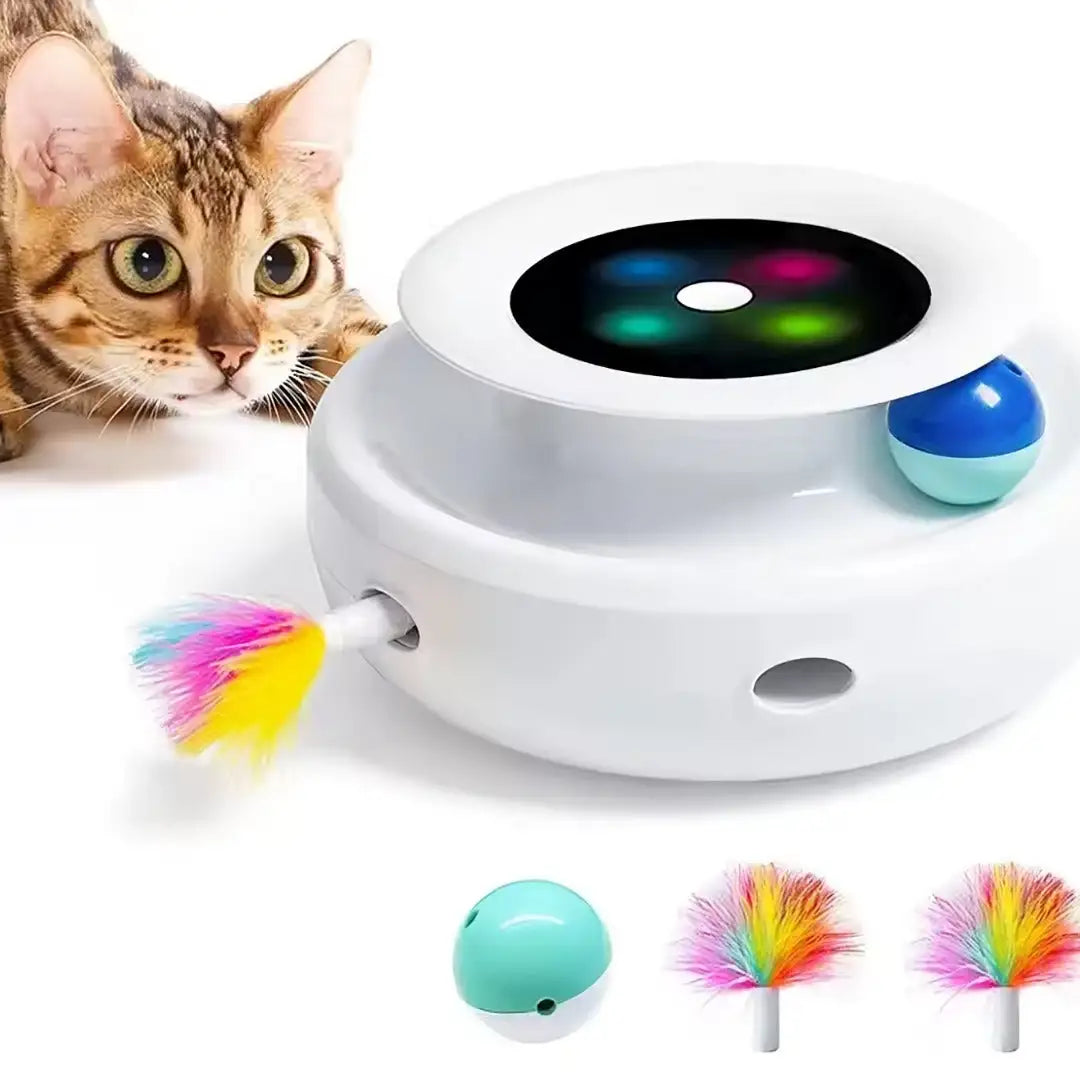 PurrJoy Feather Chase Ball