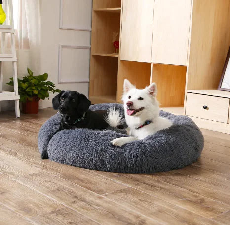 Fluffy Donut Pet Bed