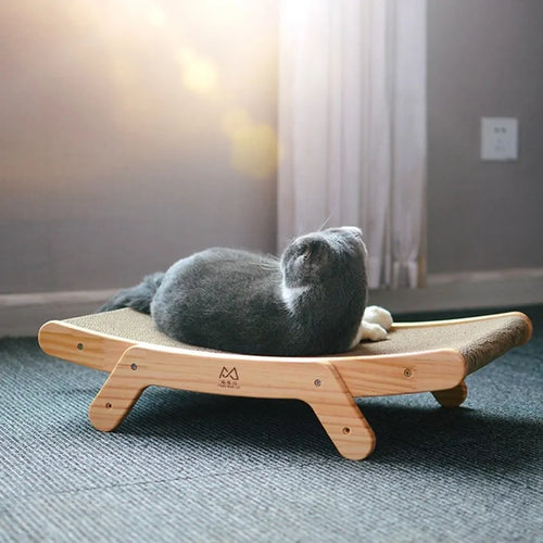 Wooden Cat Scratcher & Sofa Guard