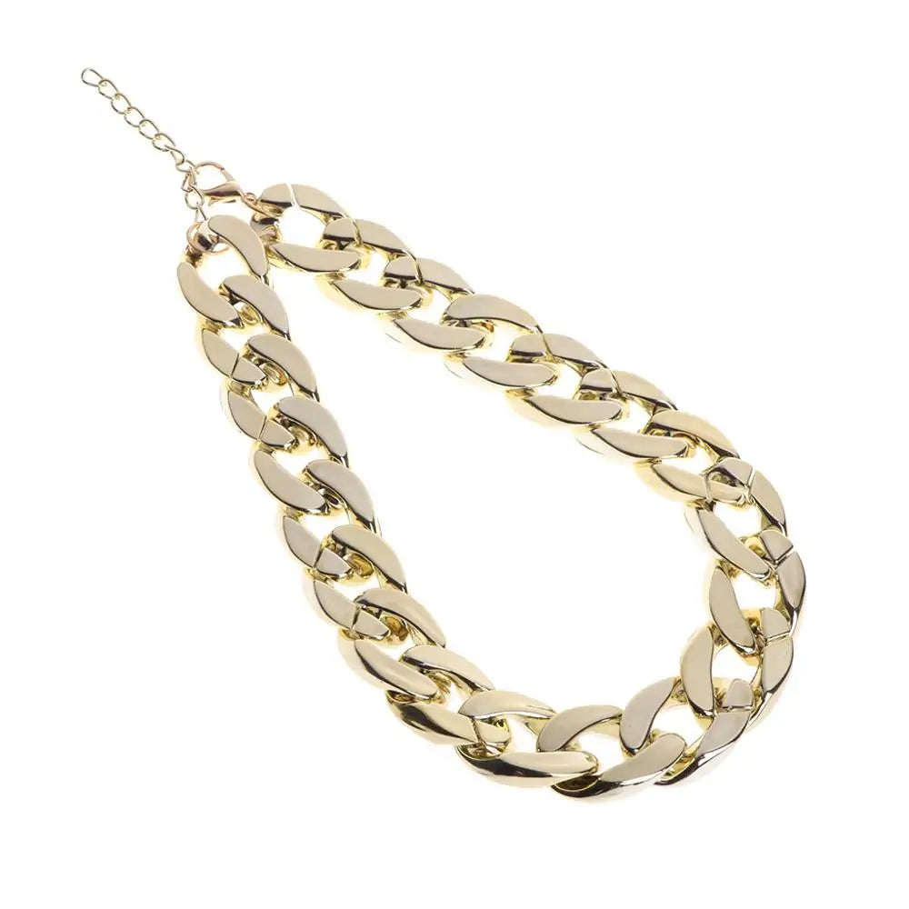 Trendy Gold Pet Collar Necklace