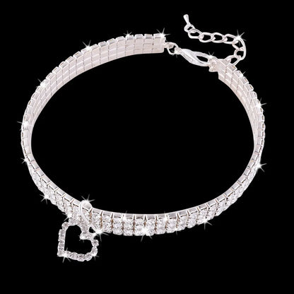 Sparkling Heart Dog Collar